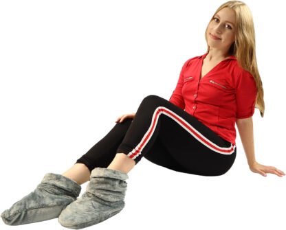 Microwaveable Heated Foot Booties - Image 2
