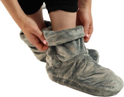 Microwaveable Heated Foot Booties - Image 3