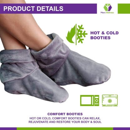 Microwaveable Heated Foot Booties - Image 6