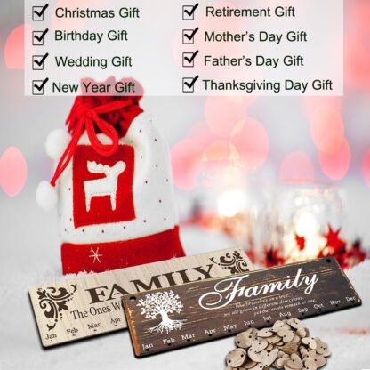 Personalized Family Birthday Calendar - Image 3