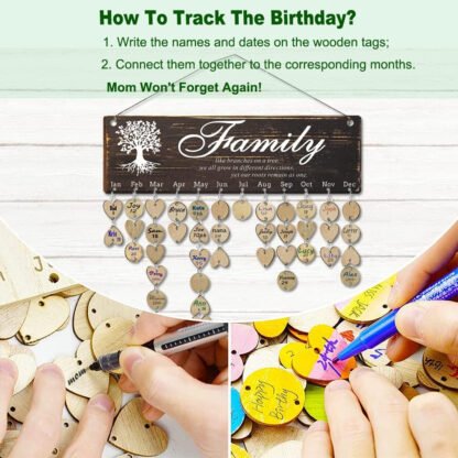 Personalized Family Birthday Calendar - Image 7