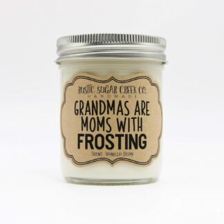 Grandmas Are Moms With Frosting Candle