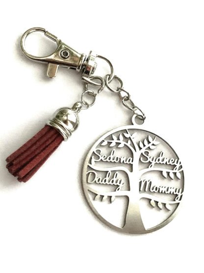Personalized Laser Cut Grandma Keychain - Image 5