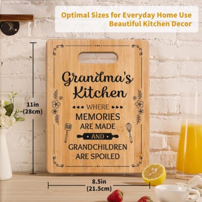 Grandma’s Kitchen Personalized Cutting Board - Image 3