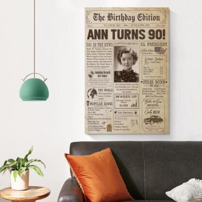 Personalized Birthday Newspaper - Image 4