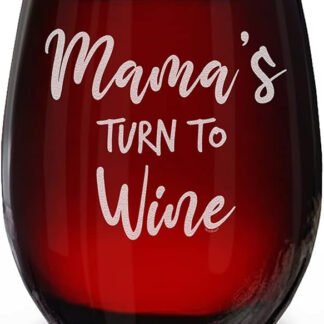 Custom Grandma’s Turn to Wine Funny Glass
