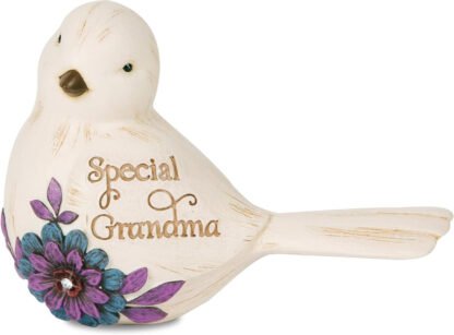 Special Grandma Carved Bird Figurine