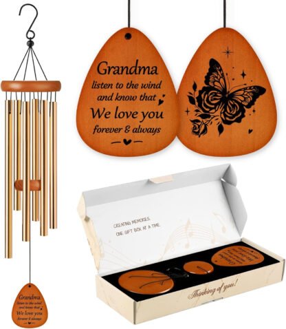 Personalized Grandma’s Reasons to Bee Happy Windchime - Image 4