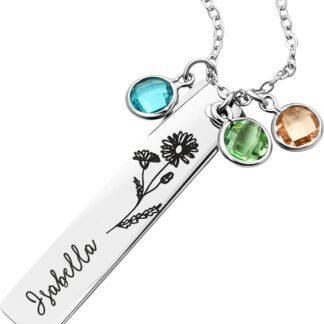 Personalized Birthstone Necklace