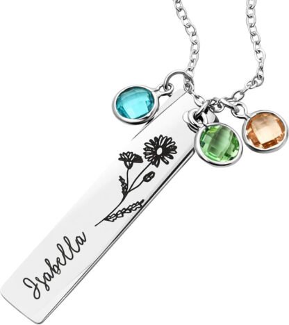 Personalized Birthstone Necklace