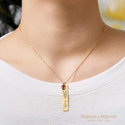 Personalized Birthstone Necklace - Image 5
