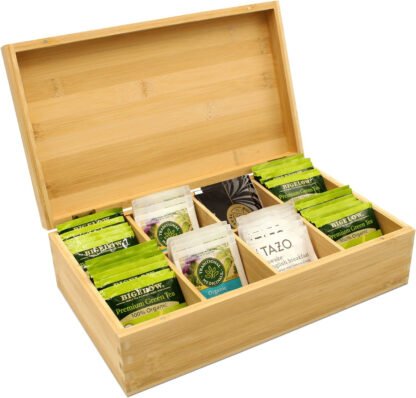 Personalized Tea Organizer Box - Image 3