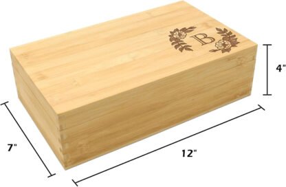 Personalized Tea Organizer Box - Image 5