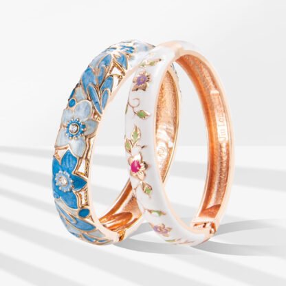 Acrylic Flower Bangle - Image 2
