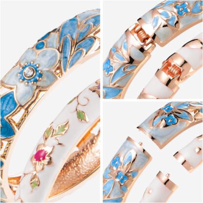 Acrylic Flower Bangle - Image 4