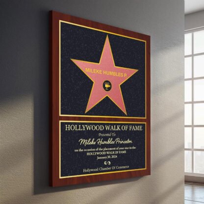 Hollywood Star Personalized Print - Image 2