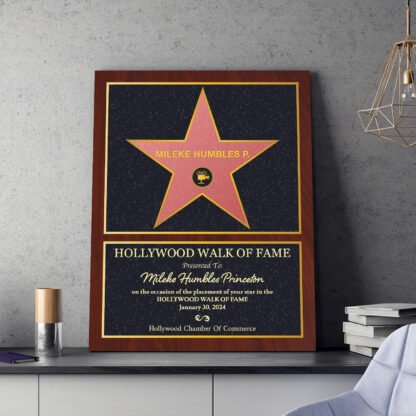 Hollywood Star Personalized Print - Image 3