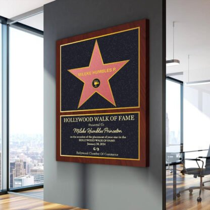 Hollywood Star Personalized Print - Image 4
