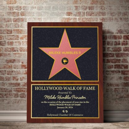 Hollywood Star Personalized Print - Image 5