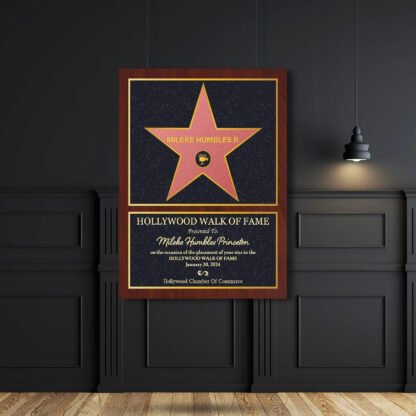 Hollywood Star Personalized Print - Image 7