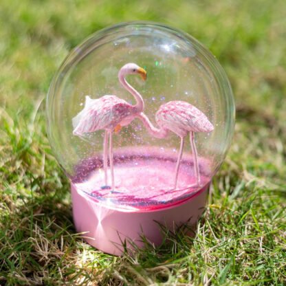 Flamingo Snow Globe - Image 3