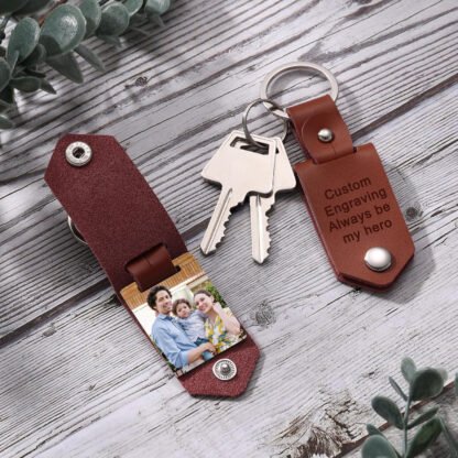 Personalized Photo Keyring - Image 3