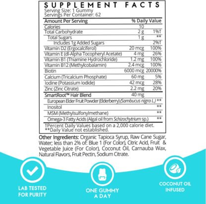 Biotin Gummy Hair Vitamins - Image 8