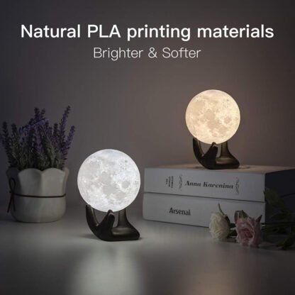 Rechargeable 3D Moon Lamp - Image 4