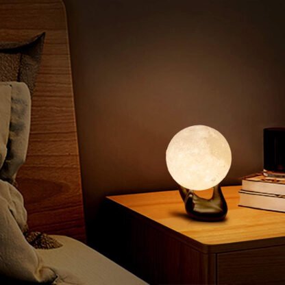 Rechargeable 3D Moon Lamp - Image 5