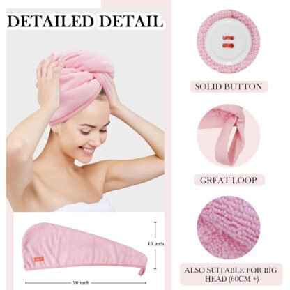 Quick Dry Hair Wrap Towel - Image 3