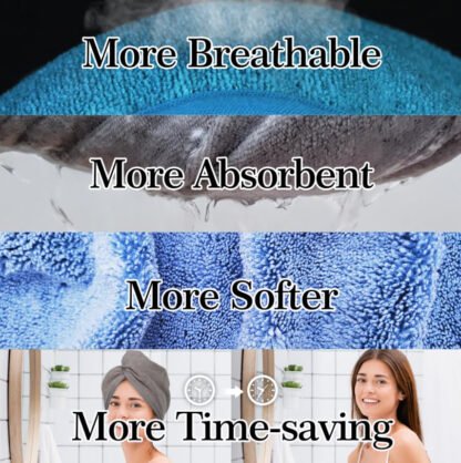 Quick Dry Hair Wrap Towel - Image 4