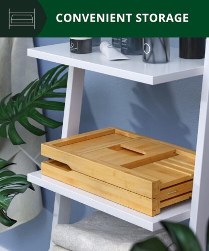Bamboo Bathtub Caddy Tray - Image 2
