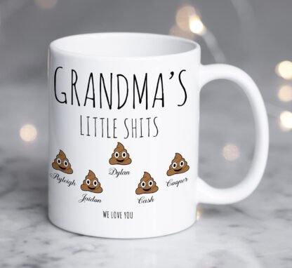 Personalized Grandma’s Little Sh*ts Mug