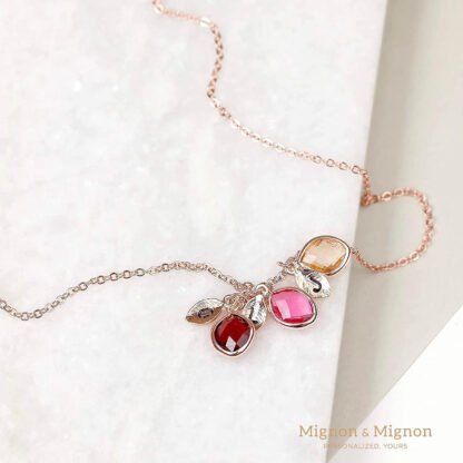 Personalized Birthstone Necklace - Image 2