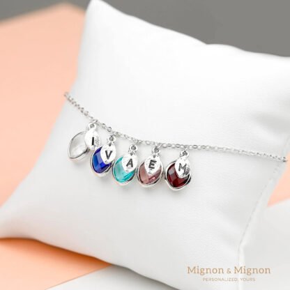 Personalized Birthstone Necklace - Image 3