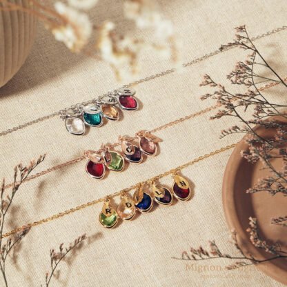 Personalized Birthstone Necklace - Image 5