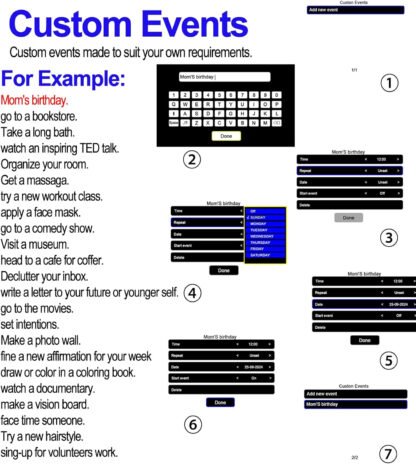 Extra Large Digital Calendar/Clock - Image 5