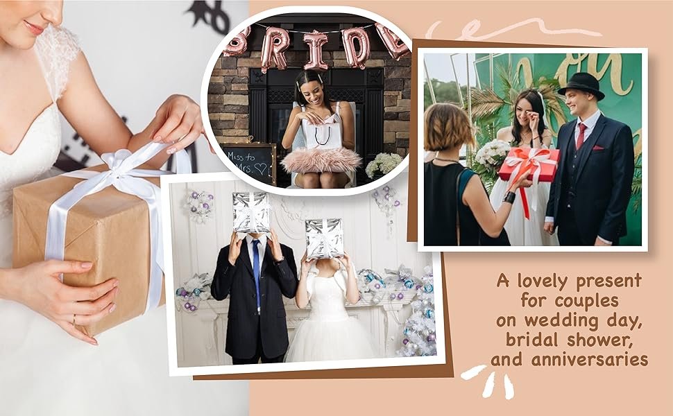 meaningful present for friend on her wedding day, bridal shower