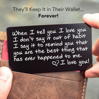 Wallet Card Love Note - Image 3