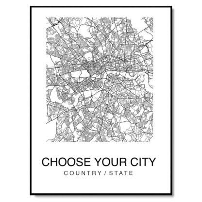 Personalized City Map Print