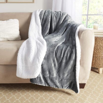 Sherpa Throw Blanket - Image 2