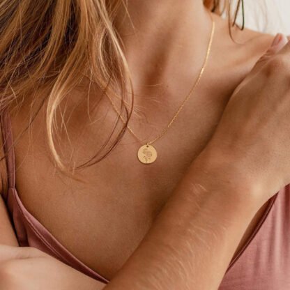 Personalized Flower Necklace - Image 3