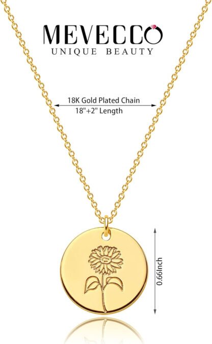 Personalized Flower Necklace - Image 5