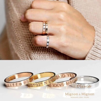 Personalized Date Ring - Image 4