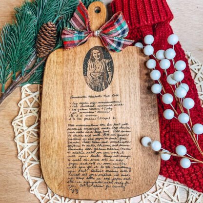 Personalized Engraved Recipe Cutting Board - Image 2