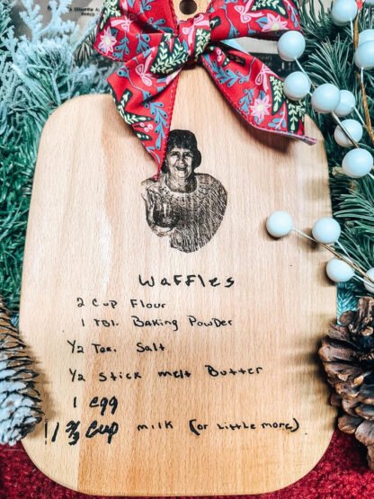 Personalized Engraved Recipe Cutting Board - Image 5