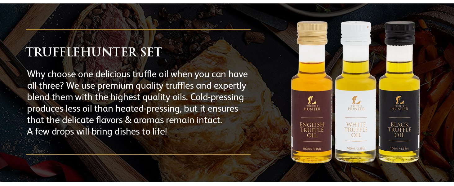 English Black and white truffle oil