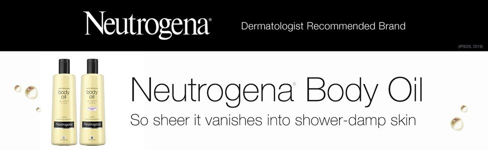 Neutrogena Moisturizing Body Oil for dry skin - So sheer it vanishes into shower-damp skin