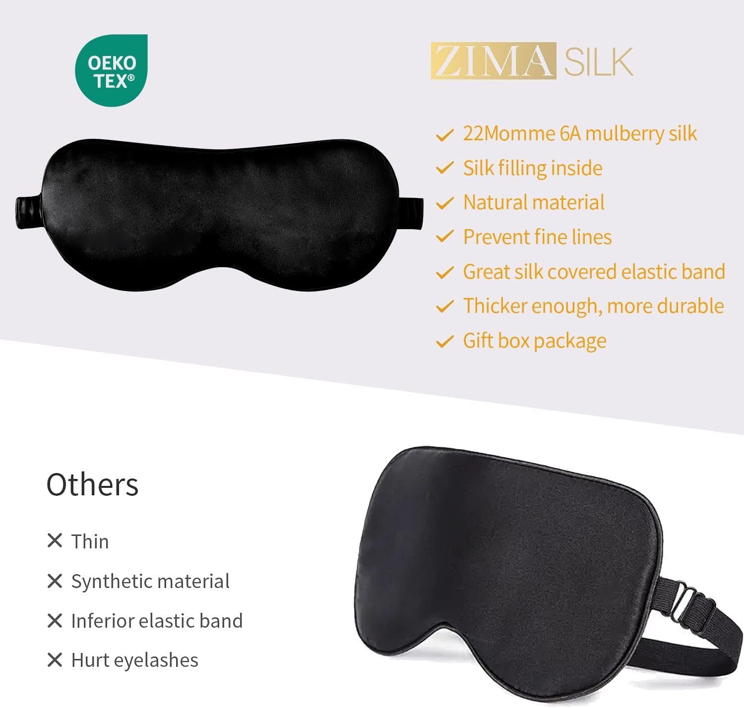 100% Silk Eye Mask - Image 5