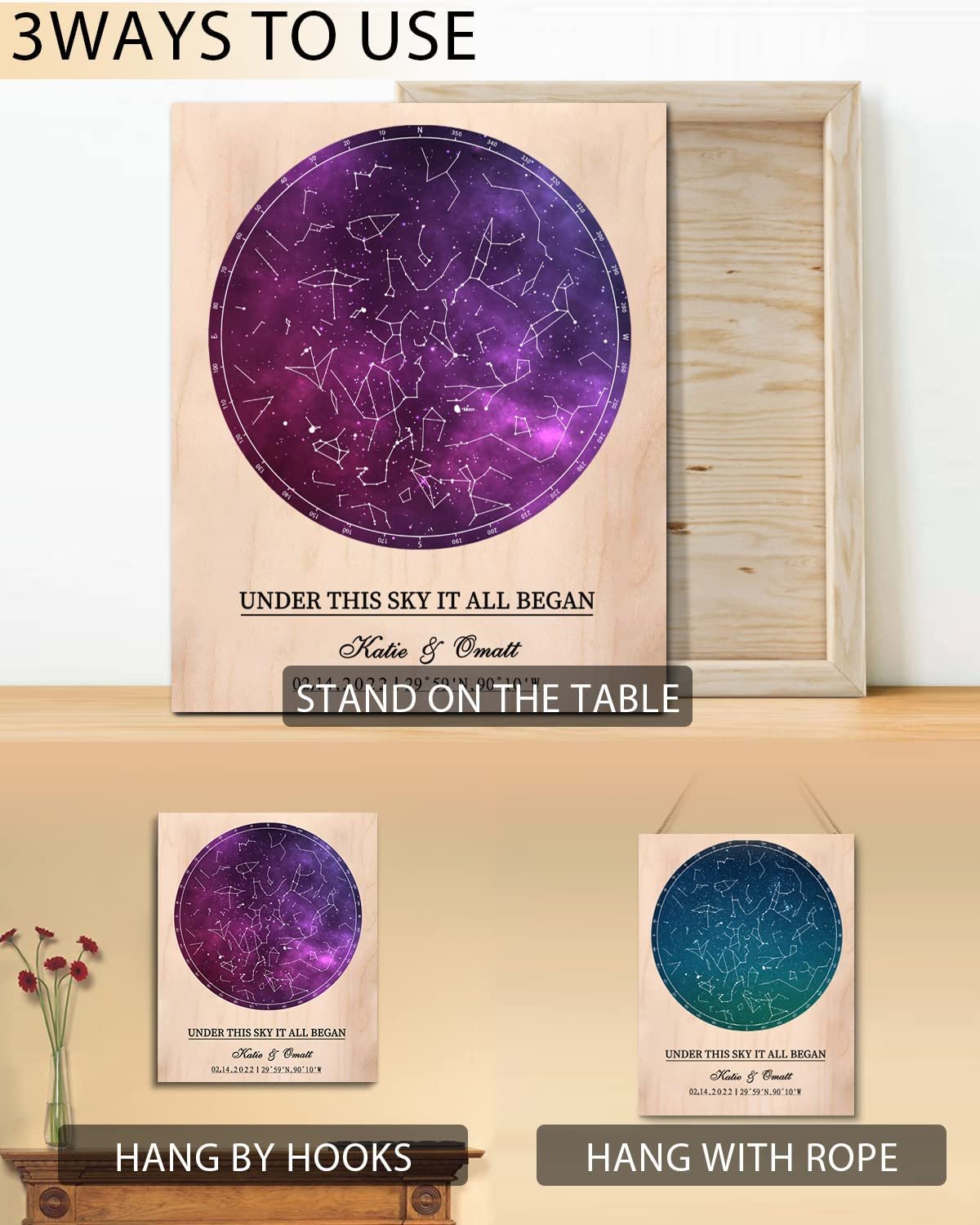 Personalized Night Sky Print - Image 4